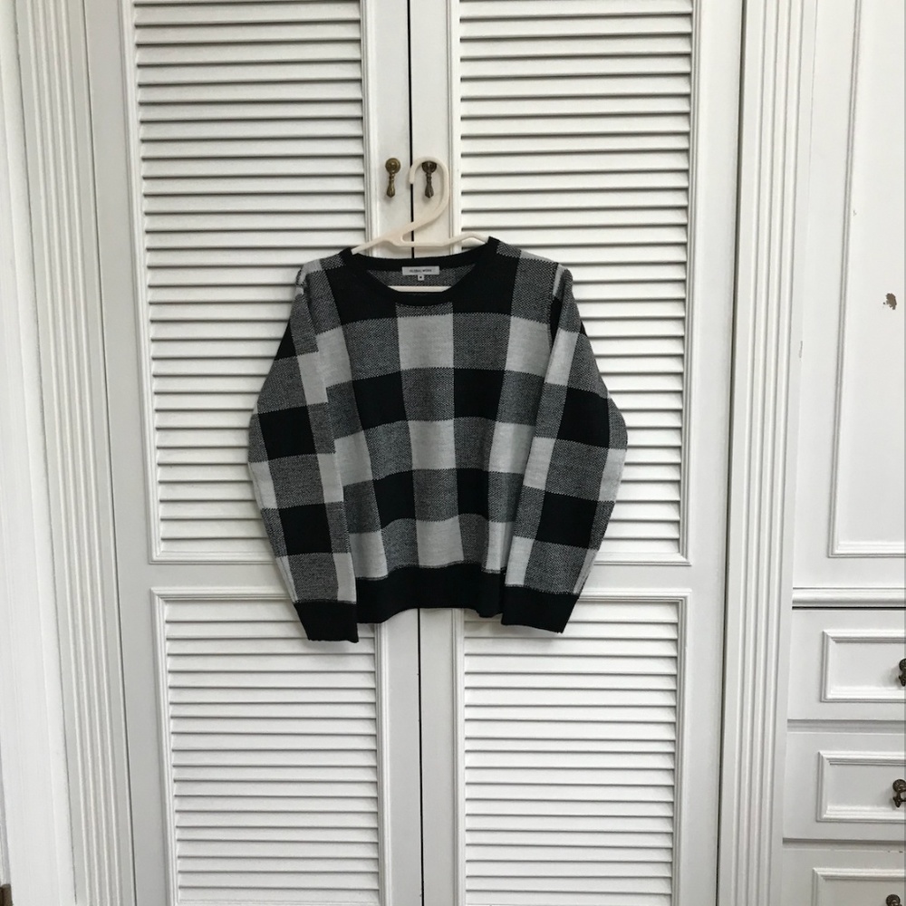 Plaid Checkered Thick Sweater